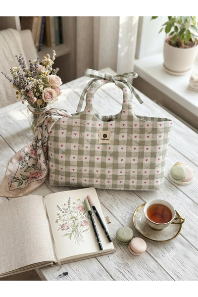 Calliopia Kareli Kalp Desenli Pinterest Kurdele Detaylı Coquette El Çantası (...