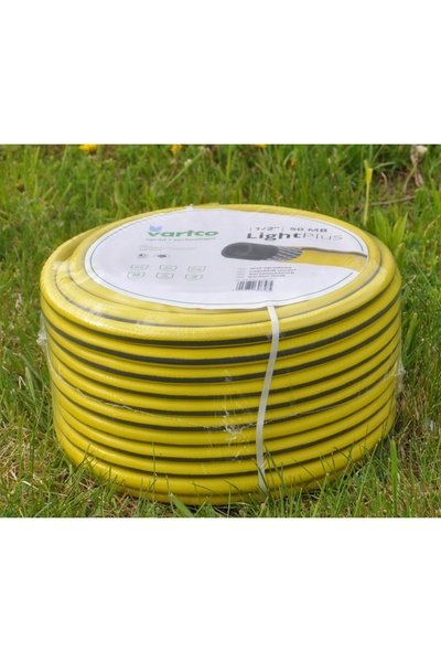 Vartco Furtun de grădină cu 3 straturi, 1/2'', 50m, ușor, produs de lustruire.