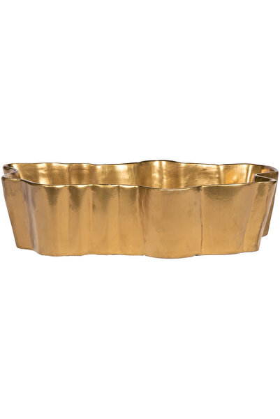 Herdekora Dekoratif Kase/Meyvelik Gold