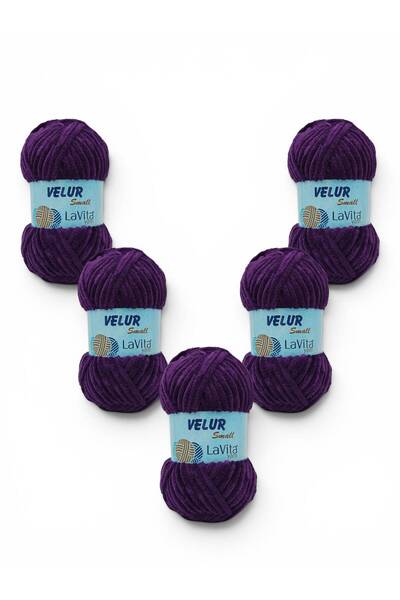 LaVita Yarn LaVita Velur Small Kadife El Örgü İpi %100 Polyester 250gr 5 ADET...