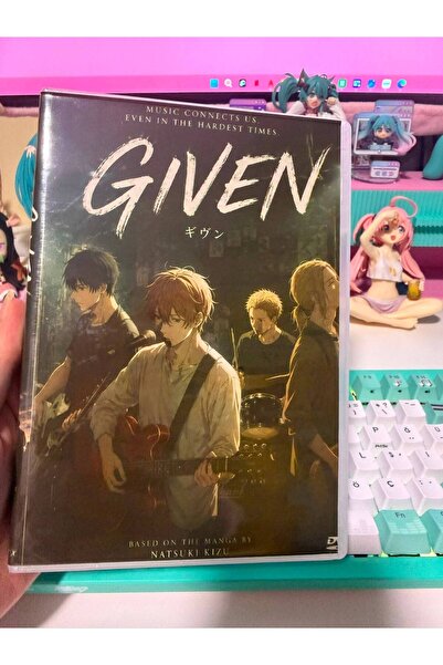 nihonwosekai Given Anime Dvd Tasarım Kutu