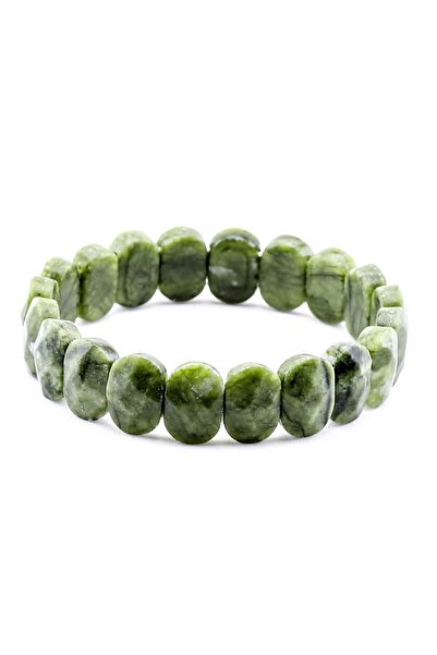 esha Natural Stone Canada Jade Natural Stone Unisex Bracelet Eubrkndym