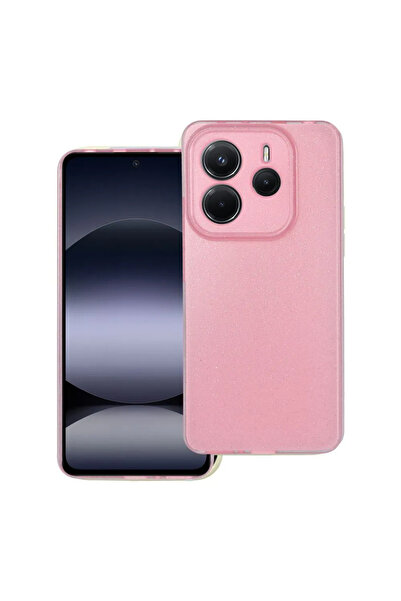 Techwave Λαμπερή θήκη για Xiaomi Redmi Note 14 5G ροζ