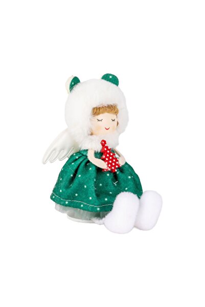 Cosy & Trendy Decorațiune de Crăciun Îngerăcel Verde 16 cm Cozy&Trendy