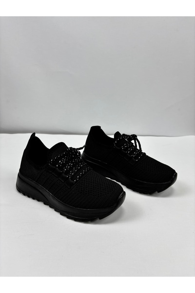 Nubbock Black Women's Mesh Spotted Comfortable Lightweight Soft Sole Casual S...
