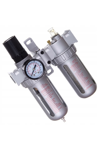 TC Technic Reductor de presiune, filtru de 10 microni, decantor, uleiometru 1...