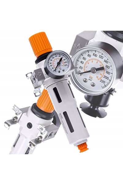 TC Technic Filtr de aer Dezumidificator Reductor pneumatic 1/4 " Filtrare 5 m...