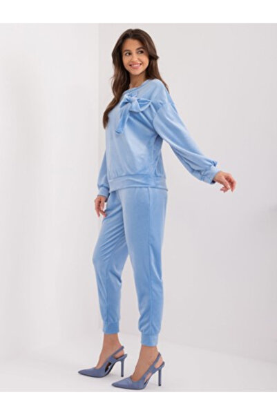 Italy Moda Compleu Dama Maneca lunga, Mansete elastice, ITALY MODA, Albastru ...