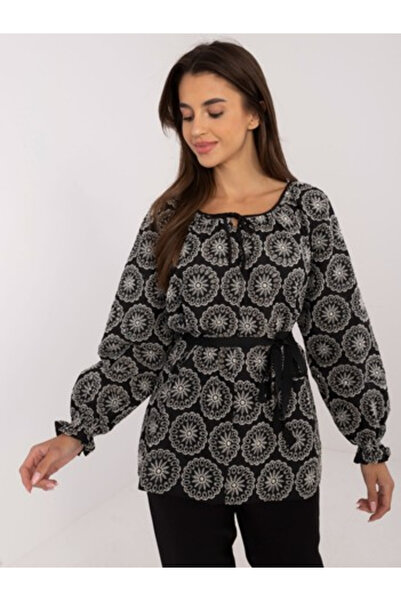 LAKERTA Bluza Dama Maneca lunga, Elegant, LAKERTA, Negru Eleganta Office