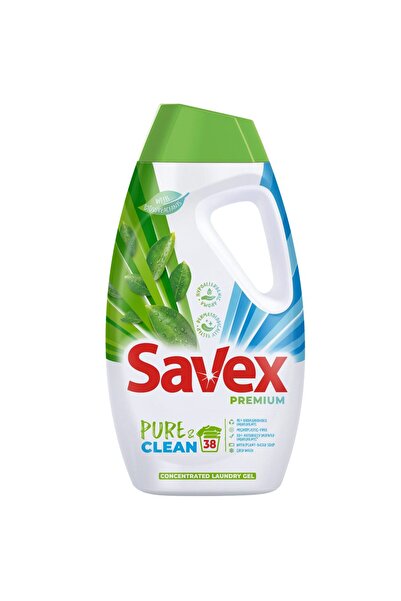 SAVEX Υγρό απορρυπαντικό, 1.71 λίτρα, Pure Clean, 38 spalari