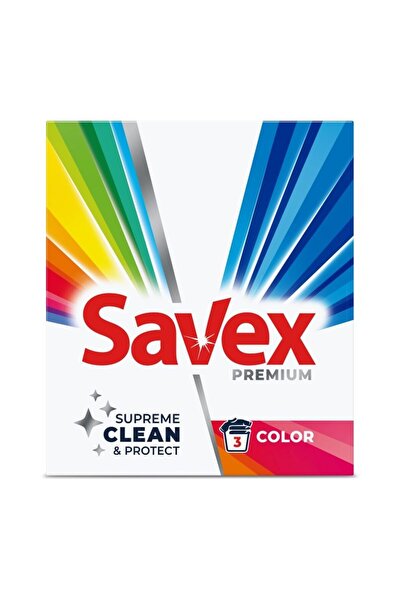 SAVEX Αυτόματο Απορρυπαντικό Ρούχων, Savex, 300 γρ. 2 σε 1 Χρωματιστά 3 πλύσεις