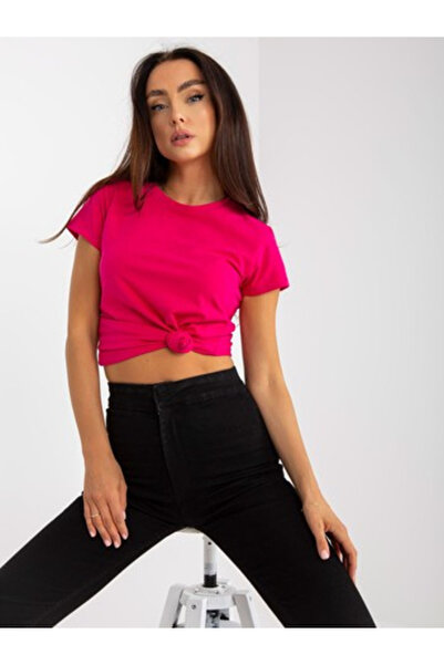 Basic Feel Good Tricou Dama Mini, Decolteu rotund, BASIC FEEL GOOD, Fucsia Ca...