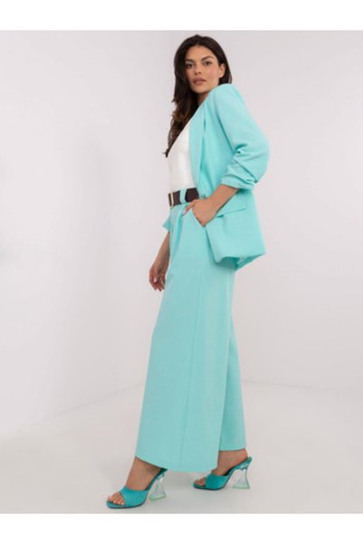 Italy Moda Ladies Pants, ITALY MODA, Polyester, Elegant, Mint, model DHJ-SP-5...