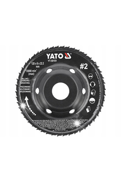 yato TARNIK FREZĂ CU DISC COMPLET CONVEX 120x6mm # 2