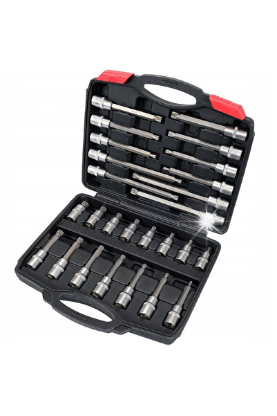 yato Chei tubulare 1/2'' M5-M16 SPLINE 26 el. SET DE CHEI