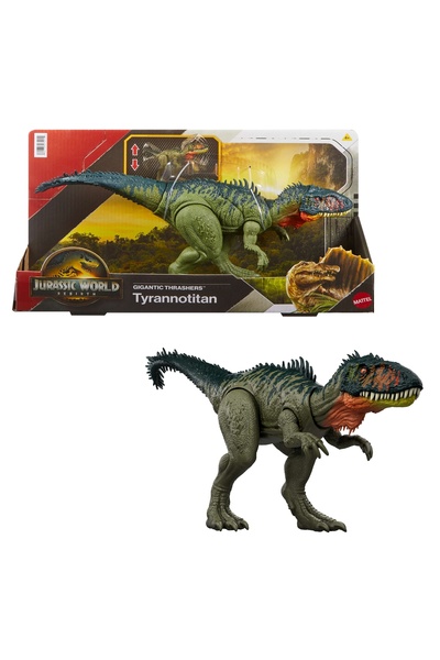 JURASSIC WORLD Reconstituirea figurinei dinozaurului Tyrannotitan: Atac gigan...