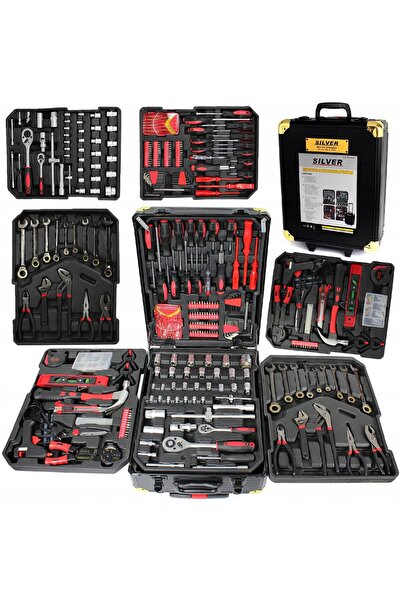 SilverTools SET DE SCULE 419 PIESE CHEI DE BUCĂTĂRIE, CHEI DE TUBULARE, CHEI ...