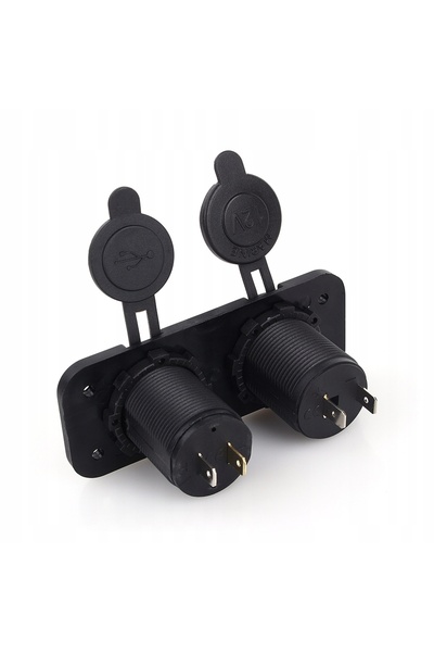 NO BRAND Priză USB pentru încărcător auto Dual 12V 2.1A