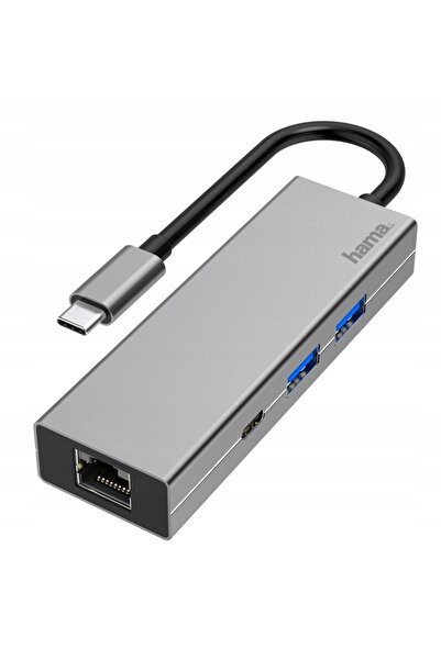 NO BRAND Stație de andocare multiport 4 în 1 HAMA USB-C USB RJ45