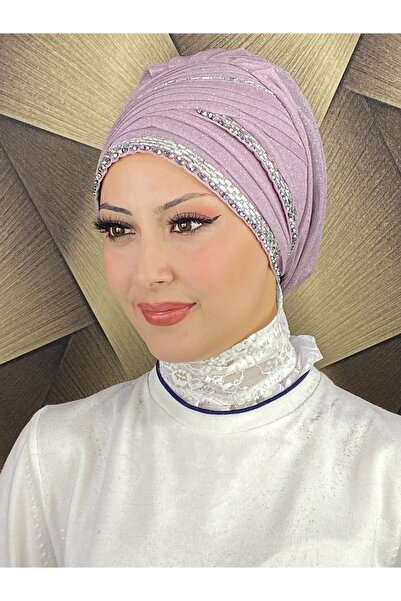 MY UKİYO STORE TESETTÜR ABİYE BONCUKLU TAŞLI BONEŞAL