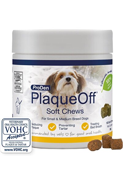 proden PlaqueOff 120 Soft Chews | Natural Plaque, Tartar & Bad Breath Remover...