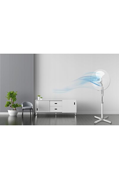 LTC WIATRAK Ventilator de podea puternic 50W silențios cu reglare a vitezei /...