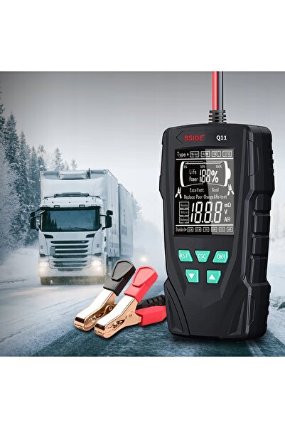 BSIDE Tester acumulator auto 12V 24V cu afișaj Q11