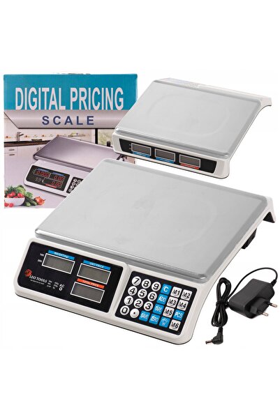 LEO TOOLS Cântar electronic de magazin și depozit, LCD, cu funcție de calcul,...