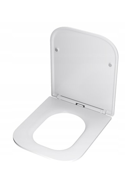 Granitan Scaun de toaletă DESKA, cu șezut detașabil, alb, din duroplast dur, ...