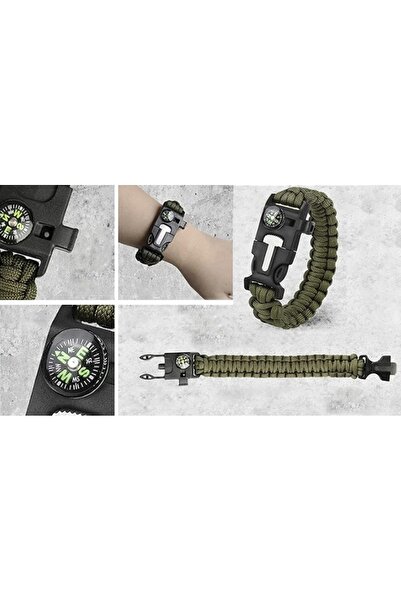 Nela-Styl SET DE SUPRAVIEȚUITIȚĂ MILITAR 32-în-1 CU CUȚITE ȘI COMPAS - CADOU ...