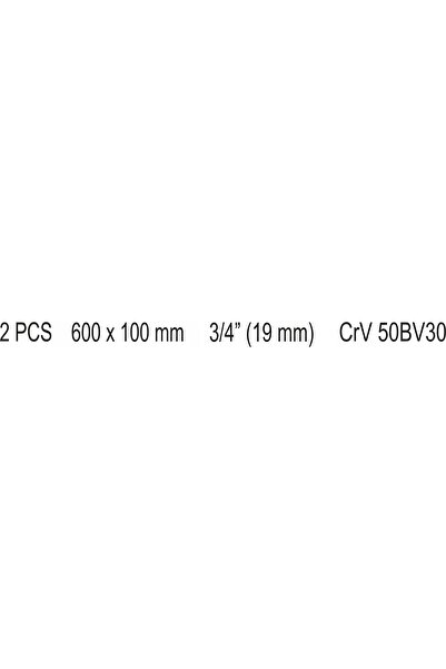 yato CHEIE TIP L CU MÂNER ROTATIV DIN OȚEL INOXIDABIL 3/4 " 600x100MM