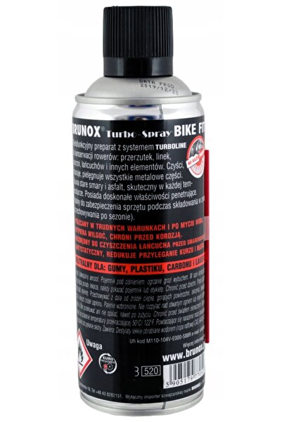 Brunox Set de lubrifianți pentru bicicletă + perie STARTER