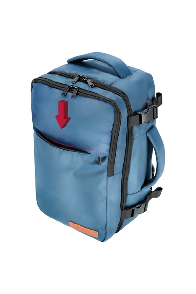 ACTIV SPACE Rucsac Ryanair 40x20x25 pentru avion, bagaj de călătorie, bagaj d...