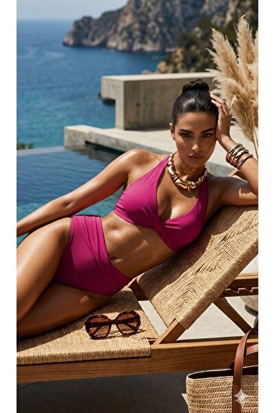 DEEP BEACH Twist Bikini Set