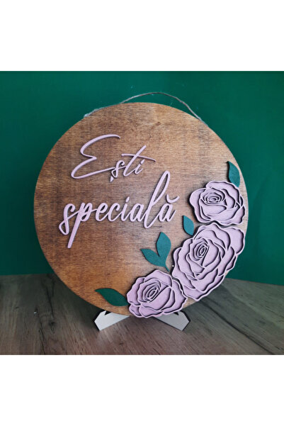 CREATIVITATEPLUS Wooden decoration You Are Special, wooden stand, 29cm