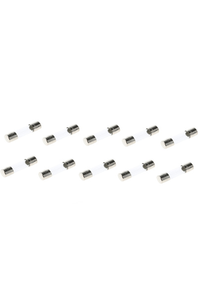 OEM Top Bottom Set of 10 fuses F400mA fast blow 250VAC 5x20mm glass FSF SCHUR...