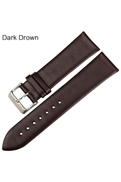Choice6 20mm Dark Brown MAIKES Genuine Leather Watch Bracelet Watch Accessori...