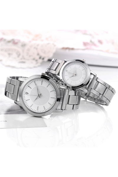 Choice1 XB52nannvbai 2PCS Couple's Watches Men Business Watch Fashion Analog ...