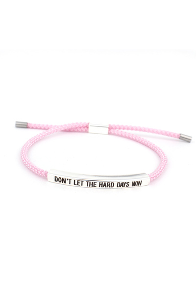 Choice3 Style D Popular Charms “DON'T LET THE HARD DAYS WIN” Motivational Tub...