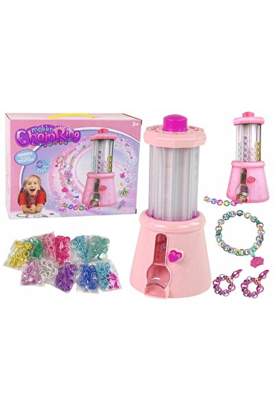 LeanToys Set creativ DIY Mașină de confecționat bijuterii, brățări și inele