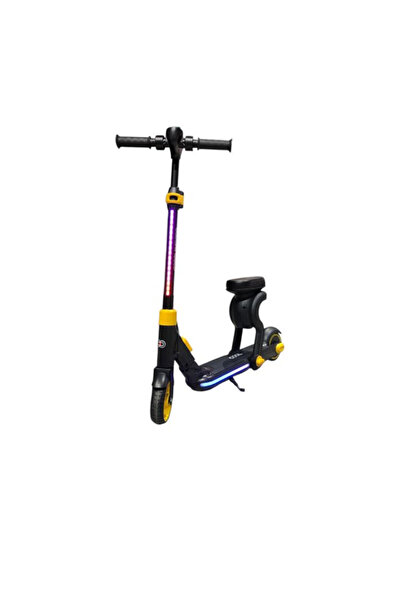 Furkan Toys S-CLICK OTURAKLI ELEKTRİKLİ SCOOTER SARI FR60386
