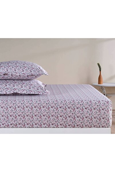 Apricitas HOME Double Fitted Sheet Set 160X200 Miles Pink