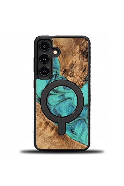 BewooDesign Husă Bewood Unique pentru Samsung Galaxy S25 - Turcoaz cu MagSafe