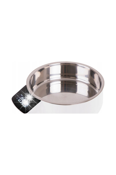 adler Cântar de bucătărie electronic de precizie 1g-5kg cu vas LCD alb