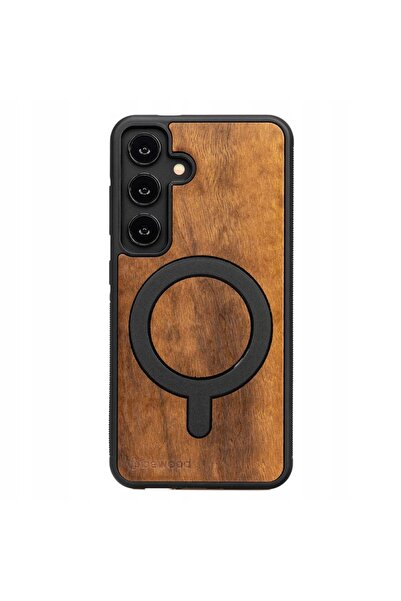 BewooDesign Husă din lemn Bewood pentru Samsung Galaxy S25 IMBUIA cu MagSafe