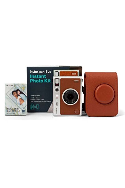 Fujifilm Instax Mini EVO Instant Photo Kit (Brown)