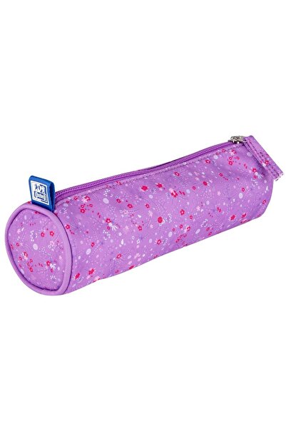 Oxford Penar floral, tip etui rotund, lila