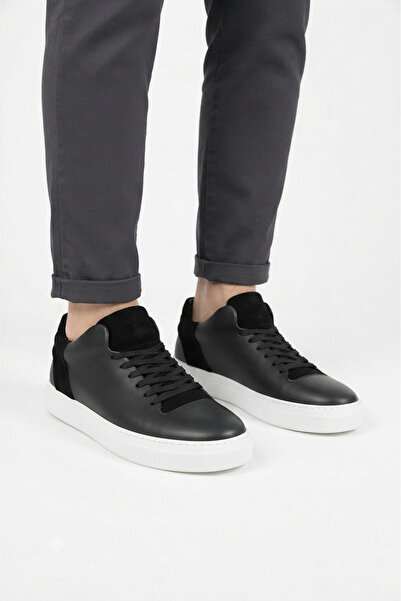 Zerenyus Zrc004 High Quality Lace-Up Men's Sports Shoes Black White