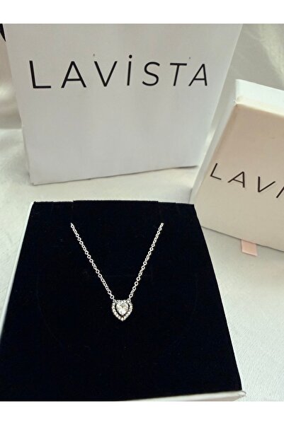 Lavista Silver Asil Kalp Gümüş Kolye