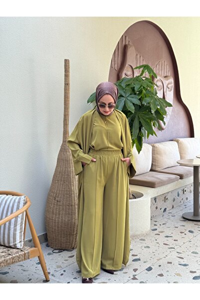 3”lü set abaya takım